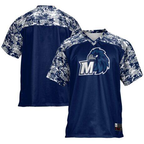 Monmouth Hawks GameDay Greats Football Jersey - Navy - Front View