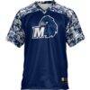 Monmouth Hawks GameDay Greats Football Jersey - Navy - Side View
