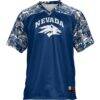 Nevada Wolf Pack GameDay Greats Football Jersey - Navy - Side View
