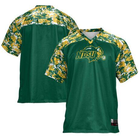 NDSU Bison GameDay Greats Football Jersey - Green - Front View