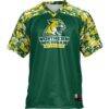 Northern Michigan Wildcats GameDay Greats Football Jersey - Green - Side View