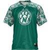 Northwest Missouri State Bearcats GameDay Greats Football Jersey - Green - Side View
