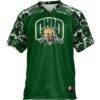 Ohio Bobcats GameDay Greats Football Jersey - Green - Side View