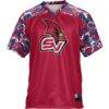 Saginaw Valley State Cardinals GameDay Greats Football Jersey - Red - Side View