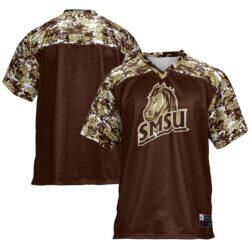 Southwest Minnesota State Mustangs GameDay Greats Football Jersey - Blue - Front View