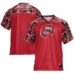 Western Kentucky Hilltoppers GameDay Greats Football Jersey - Red - Front View