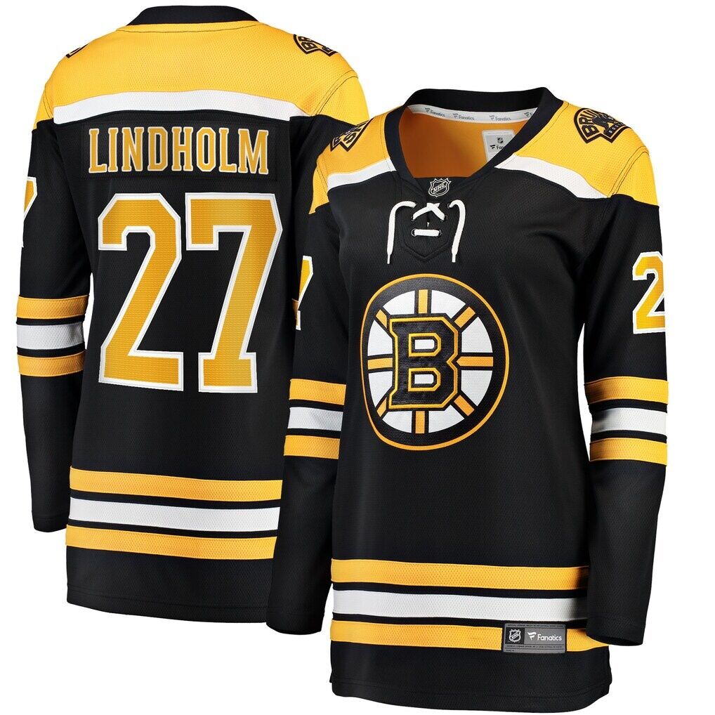 Hampus Lindholm Boston Bruins Women's Fashion7 Home Breakaway Player Jersey