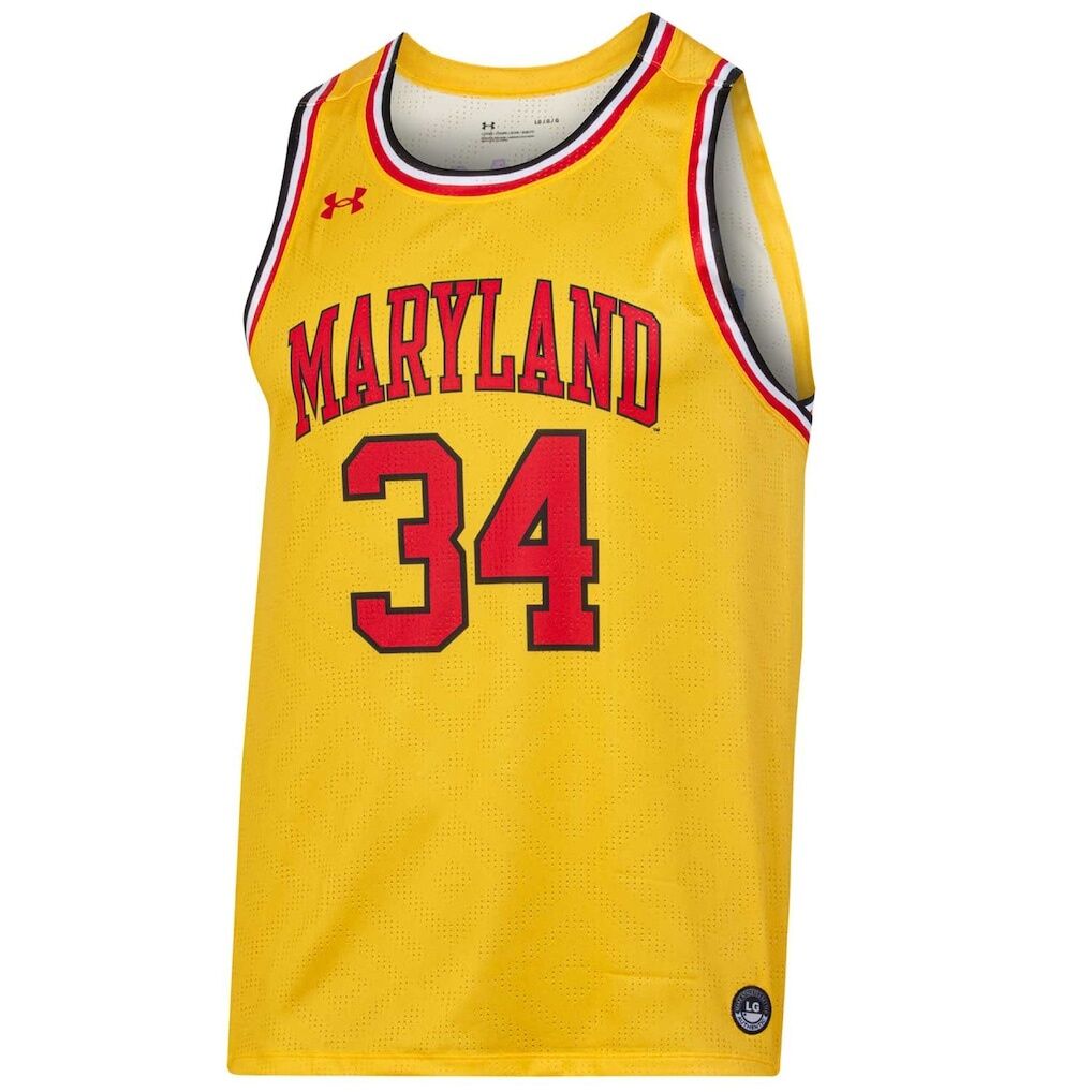 Len Bias Maryland Terrapins Under Armour Replica Player Jersey