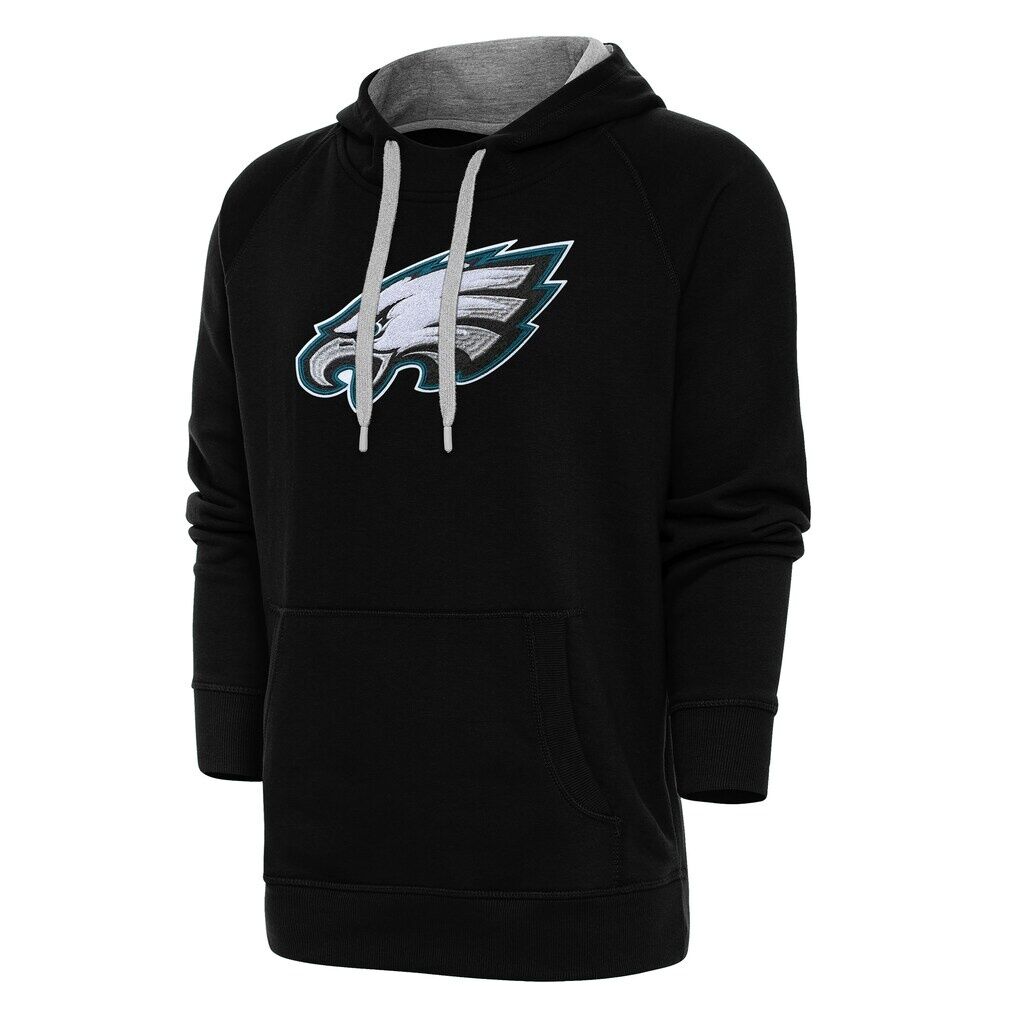 Philadelphia Eagles Antigua Victory Chenille Pullover Hoodie
