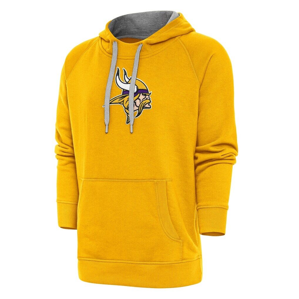 Minnesota Vikings Antigua Victory Chenille Pullover Hoodie