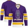 UAlbany Great Danes GameDay Greats Hockey Jersey - Purple - Front View