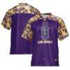UAlbany Great Danes GameDay Greats Youth Football Jersey - Purple - Front View