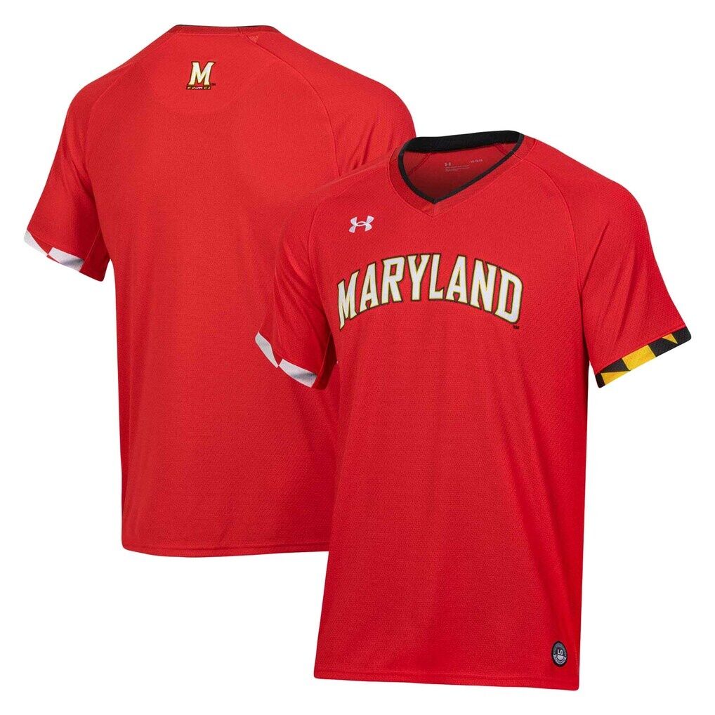 Maryland Terrapins Under Armour Softball V-Neck Jersey