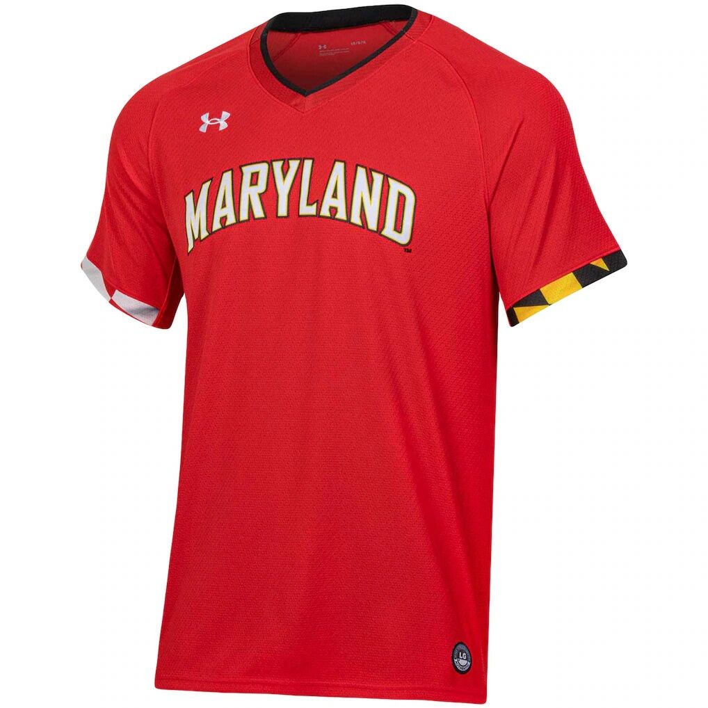 Maryland Terrapins Under Armour Softball V-Neck Jersey
