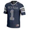 #1 Nevada Wolf Pack GameDay Greats Endzone Football Jersey - Navy - Side View