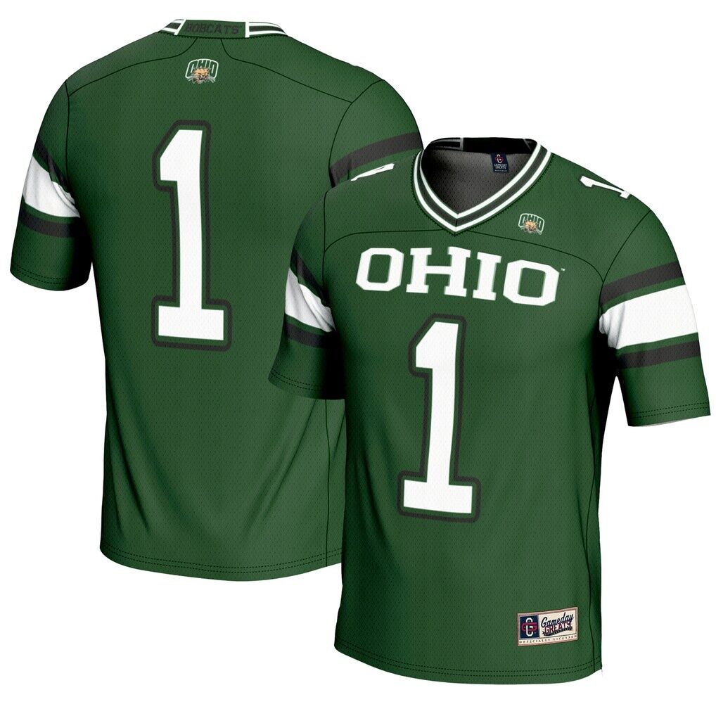 #1 Ohio Bobcats GameDay Greats Endzone Football Jersey
