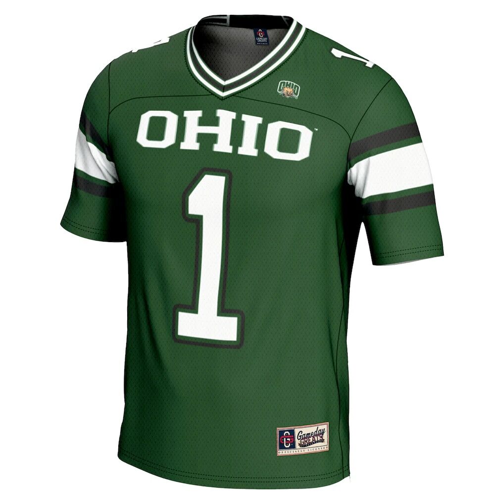 #1 Ohio Bobcats GameDay Greats Endzone Football Jersey