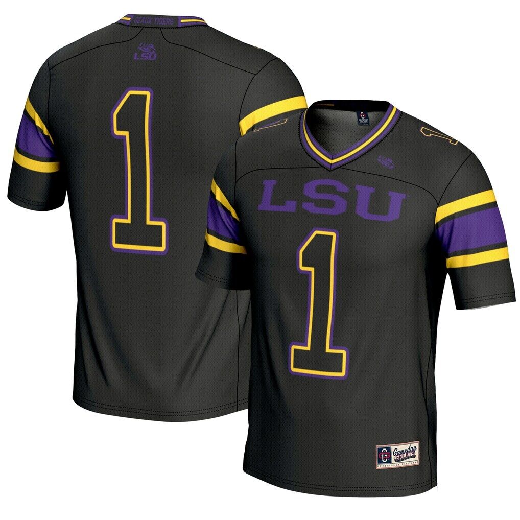 #1 LSU Tigers GameDay Greats Youth Endzone Football Jersey