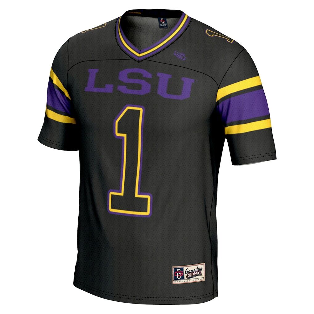 #1 LSU Tigers GameDay Greats Youth Endzone Football Jersey