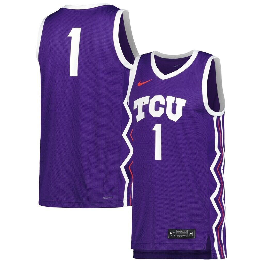 TCU Horned Frogs Nike Replica Basketball Jersey