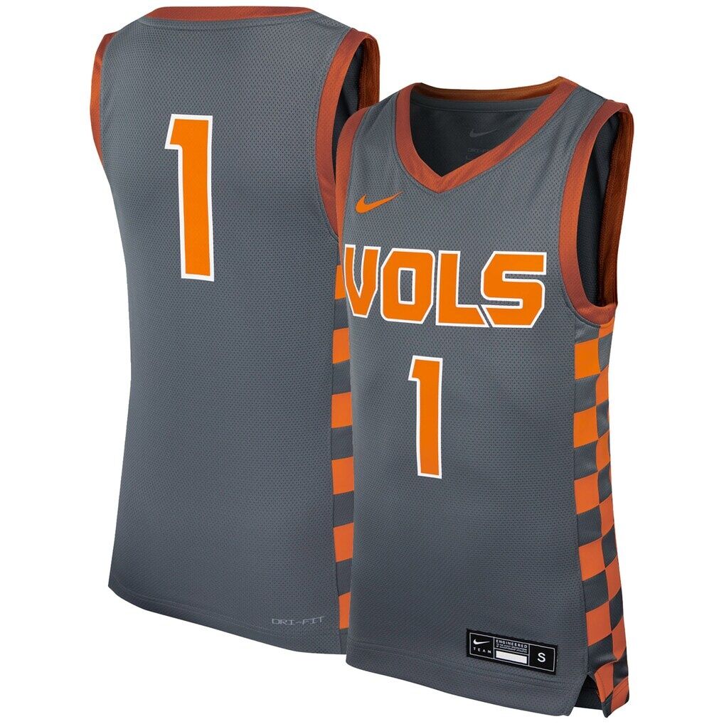 #1 Tennessee Volunteers Nike Youth Icon Replica Basketball Jersey