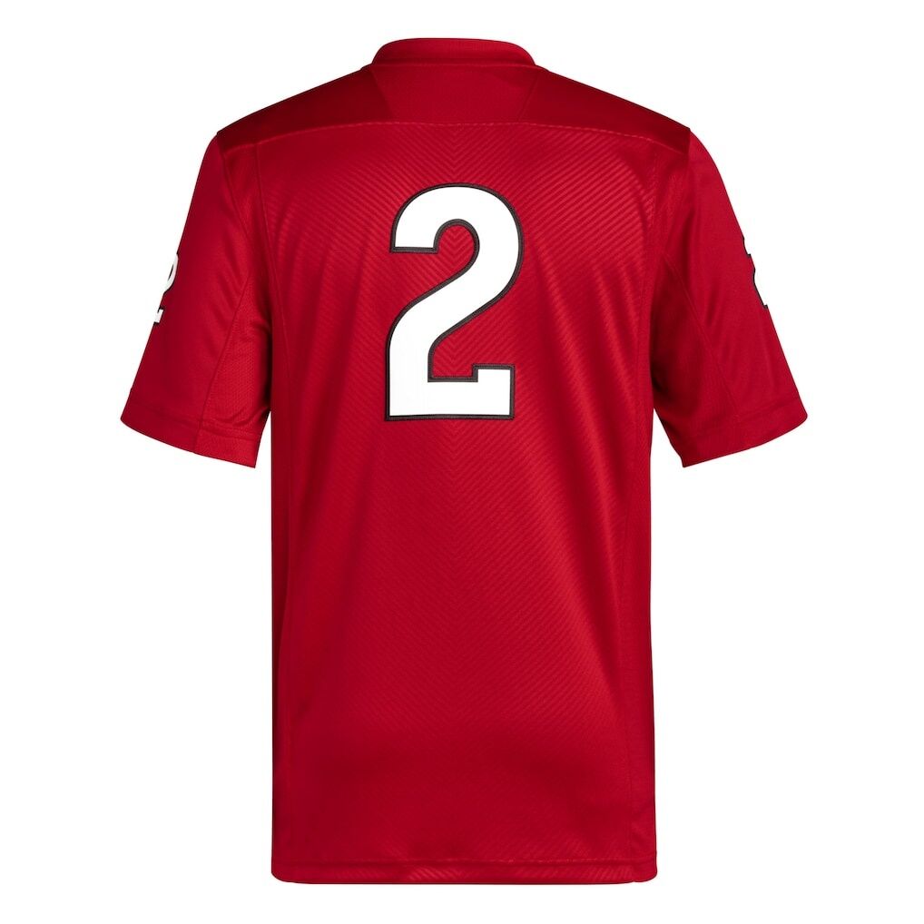 #2 Rutgers Scarlet Knights adidas Premier Football Jersey - Scarlet