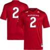 #2 Rutgers Scarlet Knights adidas Premier Football Jersey - - Front View