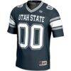 Utah State Aggies GameDay Greats NIL Pick-A-Player Football Jersey - Navy - Side View