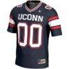 UConn Huskies GameDay Greats Youth NIL Pick-A-Player Football Jersey - Navy - Side View