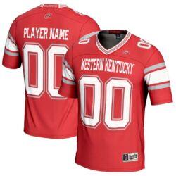 Western Kentucky Hilltoppers GameDay Greats Youth NIL Pick-A-Player Football Jersey - Red - Front View