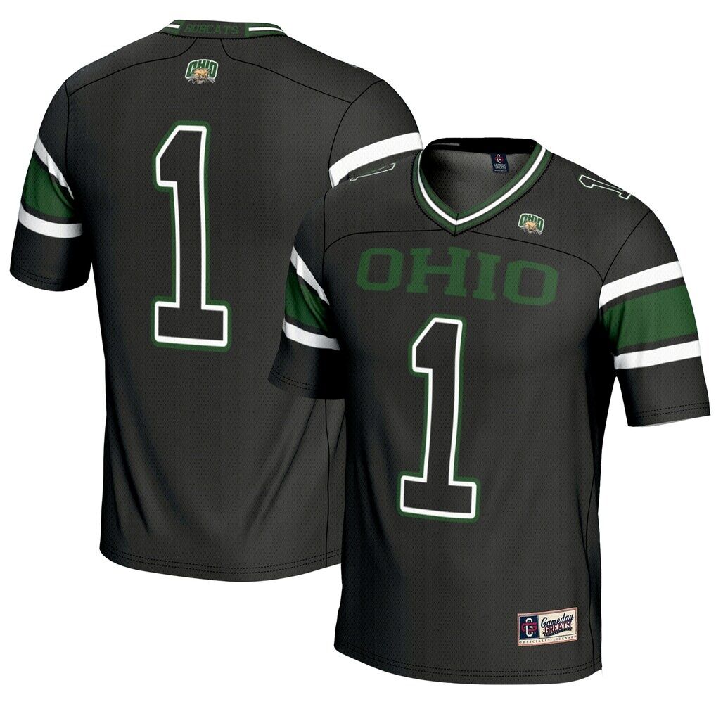 #1 Ohio Bobcats GameDay Greats Youth Endzone Football Jersey