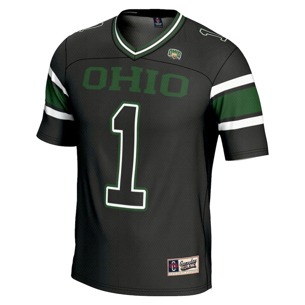 #1 Ohio Bobcats GameDay Greats Youth Endzone Football Jersey