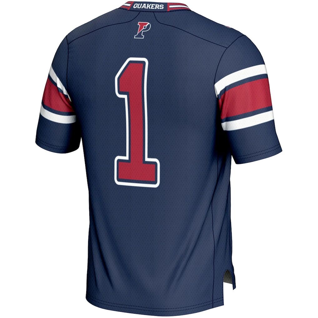 #1 Pennsylvania Quakers GameDay Greats Youth Endzone Football Jersey