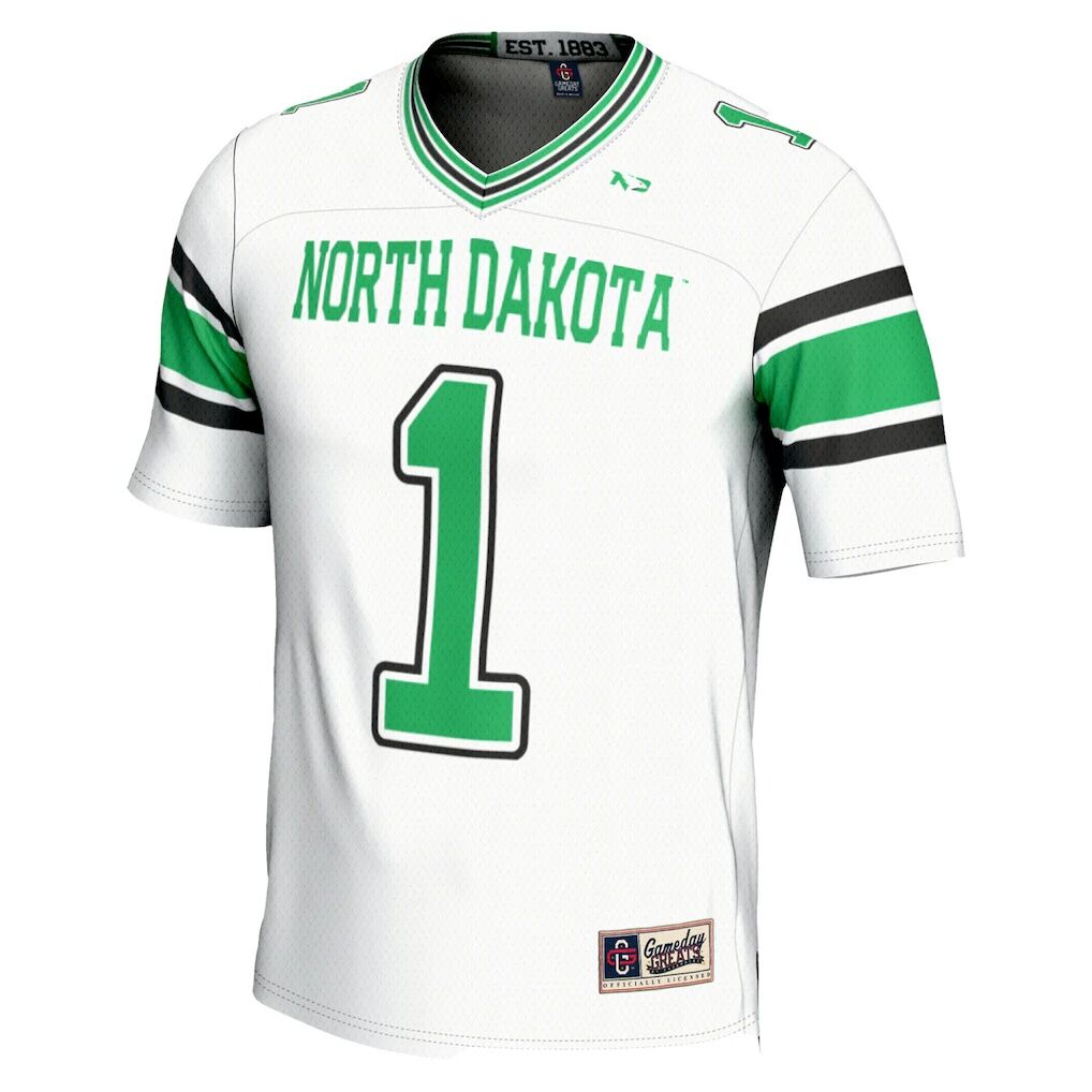 #1 North Dakota GameDay Greats Endzone Football Jersey