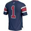 #1 Pennsylvania Quakers GameDay Greats Endzone Football Jersey - Navy - Detail View