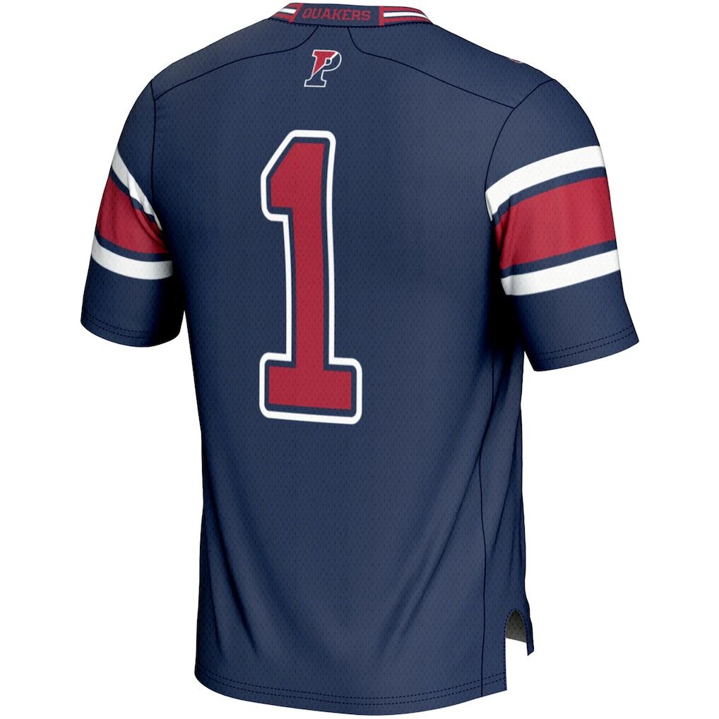 #1 Pennsylvania Quakers GameDay Greats Endzone Football Jersey