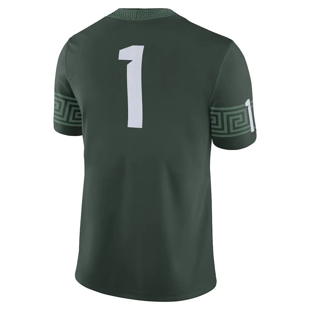 #1 Michigan State Spartans Nike Football Game Jersey