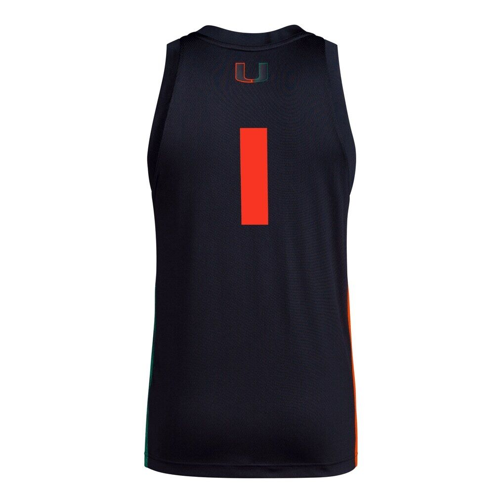 #1 Miami Hurricanes adidas Swingman Jersey