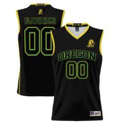 Oregon Ducks GameDay Greats Unisex Lightweight NIL Pick-A-Player Women's Basketball Jersey - Black - Front View