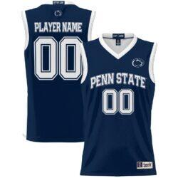 Penn State Nittany Lions GameDay Greats Unisex Lightweight NIL Pick-A-Player Women's Basketball Jersey - Navy - Front View