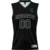 Michigan State Spartans GameDay Greats Youth NIL Pick-A-Player Lightweight Women's Basketball Jersey - Black - Side View