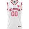 Oklahoma Sooners GameDay Greats Youth NIL Pick-A-Player Lightweight Women's Basketball Jersey - White - Side View