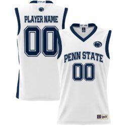Penn State Nittany Lions GameDay Greats Youth NIL Pick-A-Player Lightweight Women's Basketball Jersey - White - Front View