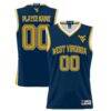 West Virginia Mountaineers GameDay Greats Youth NIL Pick-A-Player Lightweight Women's Basketball Jersey - Navy - Front View