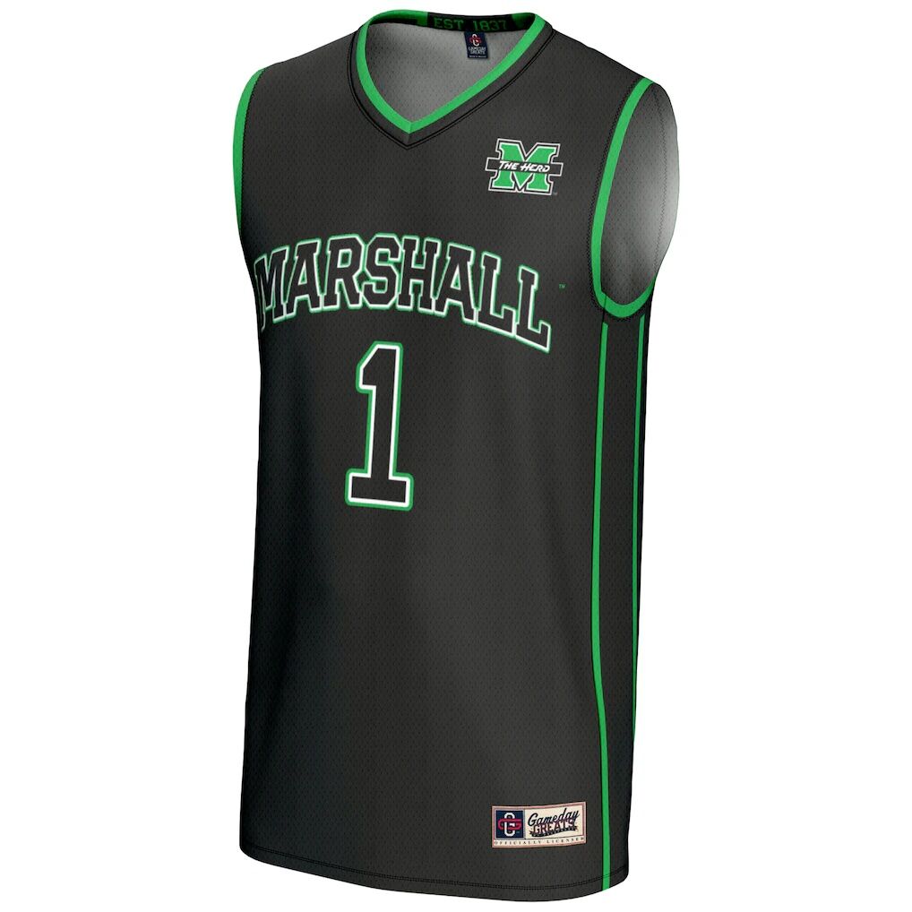 #1  Marshall Thundering Herd GameDay Greats  Lightweight Basketball Jersey