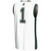 #1 Michigan State Spartans GameDay Greats Lightweight Basketball Jersey - White - Detail View