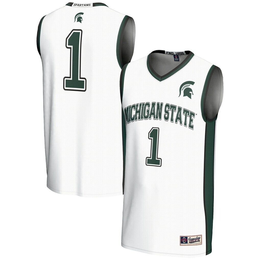 #1  Michigan State Spartans GameDay Greats  Lightweight Basketball Jersey