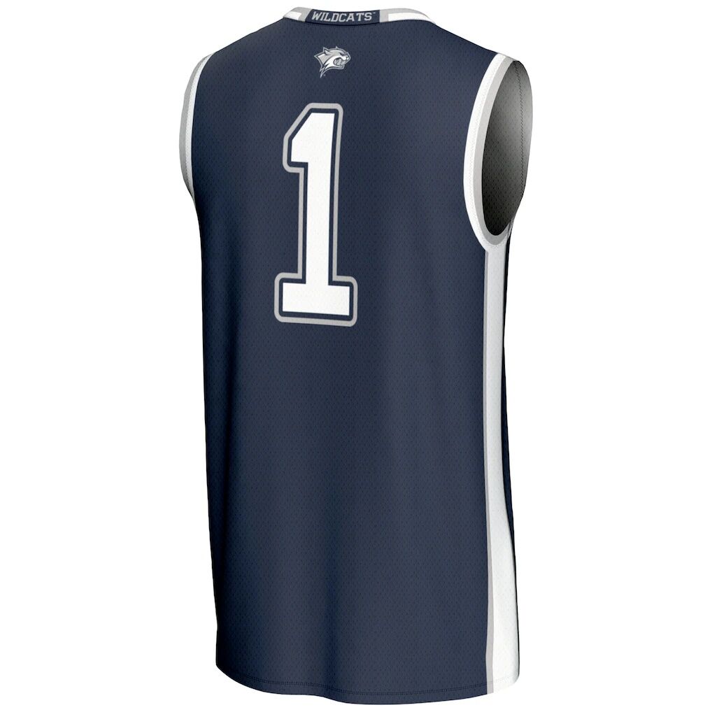 #1  New Hampshire Wildcats GameDay Greats  Lightweight Basketball Jersey