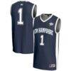 #1 New Hampshire Wildcats GameDay Greats Lightweight Basketball Jersey - Blue - Front View