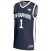 #1 New Hampshire Wildcats GameDay Greats Lightweight Basketball Jersey - Blue - Side View